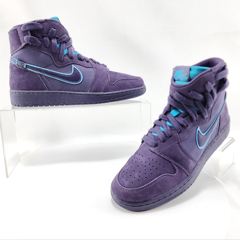 JORDAN 1 REBEL XX PROMO - NIB 2018 Sneakers, dark raisin/teal, size 7